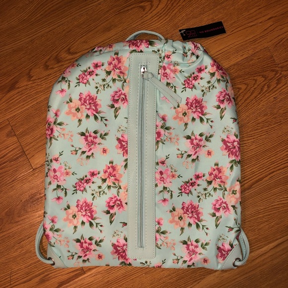 NWT floral drawstring backpack back to school new - Picture 6 of 6